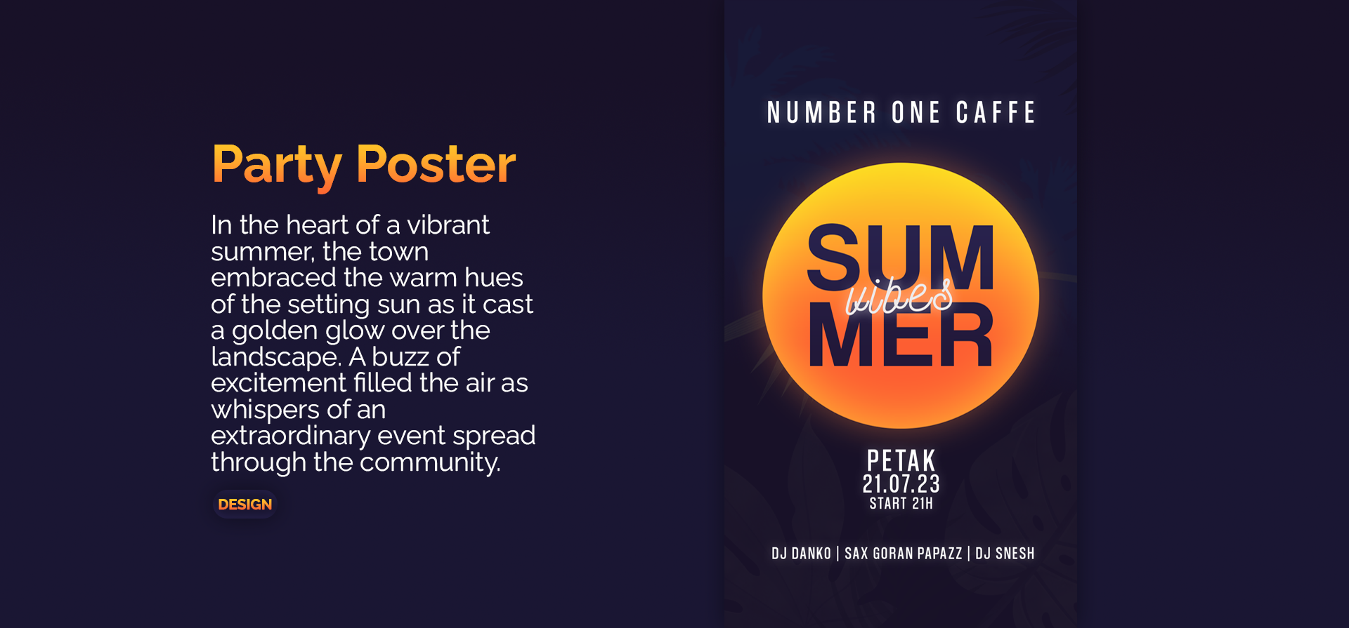 PARTY POSTER